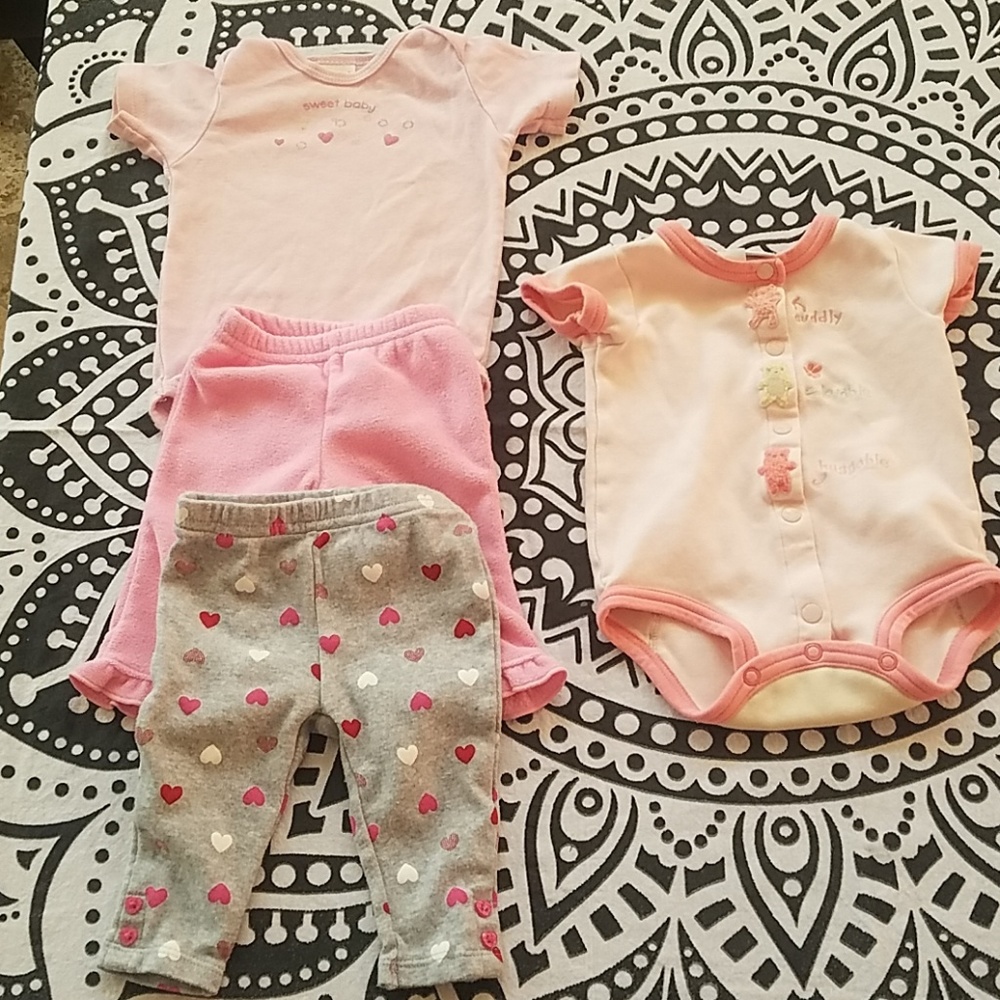 👶 CARTER'S Baby girl outfits 0-3m